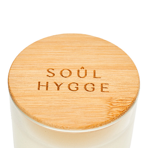Свеча Soul Hygge "Bergamote & cedar" с деревянным фитилём, 225 мл